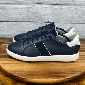 Geox Spherica VS EC4 Navy Tumbled Leather Slip On Shoes Men’s Sneaker Size 12